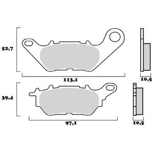 Plaquettes de Frein Brembo - Carbone Ceramique - 07YA53CC