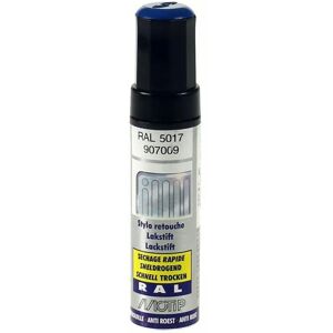 MoTip Pinceau retouche peinture Bleu signalisation brillant acrylique RAL 50