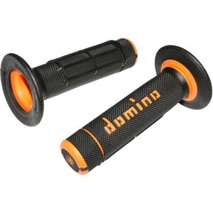 Revetements de poignees Domino - MX Bi-Composants - Noir/Orange