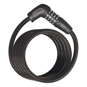 Antivol velo cable a code Abus Star 6512C Ø12x1,80m noir