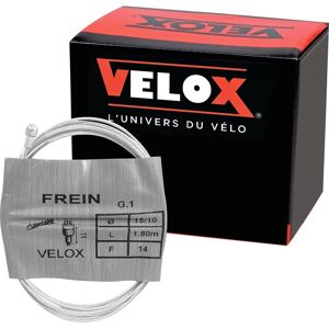 Cable de frein velo Velox acier galvanise Ø1,5 mm (1,80 m - boite