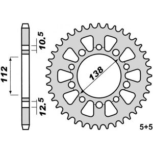 Couronne PBR 4384 pas 520 NC 750 S/X- 38