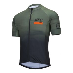 Maillot velo de route manches courtes Kenny Tech summer homme vert/no noir