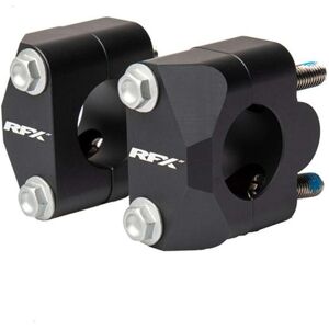 Pontets de guidon RFX Race conversion 22,2mm en 28,6 mm - Noir