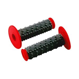 Revetements de poignees 1Tek Tuning MX 3D - Noir/Rouge