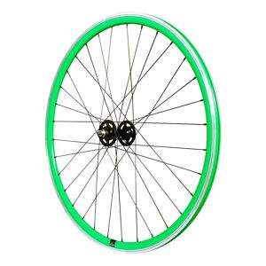 Ultime Bike Roue avant Fixie Velox 430 700C axe a boulon moyeu Velox (28mm) verte