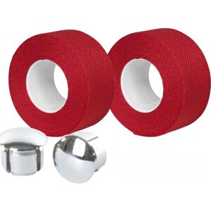 Ruban de guidon velo Velox Tressostar 90 coton rouge 20mm (2,80m)