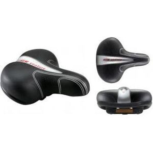 Ultime Bike Selle velo femme ultra confort avec elastomeres et reflecteur