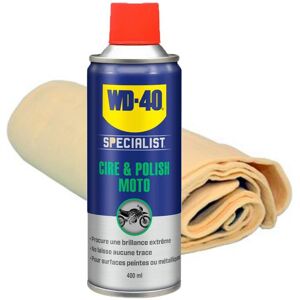 WD 40 Pack Cire & Polish WD-40 400 ml + peaux de chamois