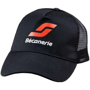 La Becanerie Casquette trucker Becanerie logo noir/rouge