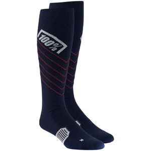 100% Chaussettes 100 % Hi Side MX navy- L/XL rouge L/XL female