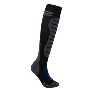 Chaussettes hautes Sixs Mot2 Merinos noir/gris- 44/47 44/47