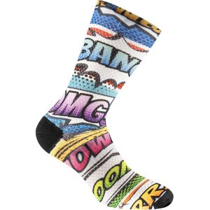 Chaussettes hautes velo ete Gist Comics noir/multicolore- 43-47