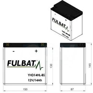 Batterie Fulbat FHD14HL-BS 12V 14Ah