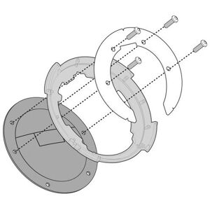 Bride metallique BF Kappa pour sacoche de reservoir Tanklock Yamaha