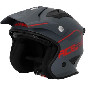 Casque jet Acerbis Aria 22.06 gris/rouge- XL rouge XL female