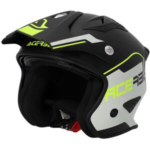 Casque jet Acerbis Aria 22.06 noir/jaune fluo- XL jaune XL female