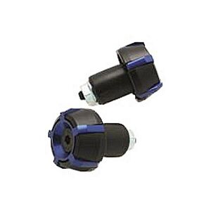 Bihr Embouts de guidon Spark Ø18mm Noir/bleu