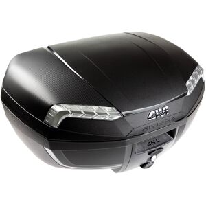 Top case Givi Monolock® E46 Riviera 46 Litres noir/catadioptres fume