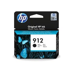 HP 912 Cartouche d'encre noire authentique (3YL80AE) pour OfficeJet 8010 series/ OfficeJet Pro 8020 series HP