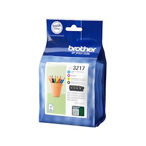 Brother LC3217 Pack de 4 cartouches d'encre ORIGINALE - LC3217VAL