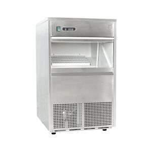 Metro Professional Machine à glaçons GIM1050B, acier inoxydable, 60.4 x 49.8 x 83.1 cm, 260 W, 50 kg / 24 h, forme : cône creux, argent