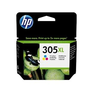 HP 305XL Couleur Cartouche d'encre ORIGINALE - 3YM63AE