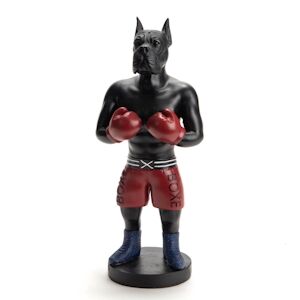 Chien boxer boxe -  Multicolore   Amadeus 15x12 cm