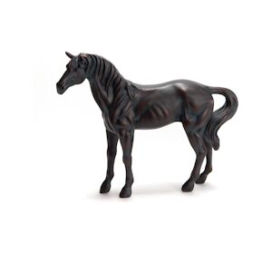 AMADEUS Cheval élégant petit modèle - Noir Résine Amadeus 12.5x40.29 cm