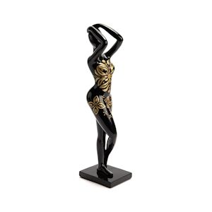 AMADEUS Statue femme Alix hauteur 40 cm - Noir Autre Résine Amadeus 12.3x10 cm