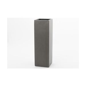 Colonne pot 97 cm - Gris Carré Pierre Lou De Castellane 31x31 cm