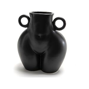 AMADEUS Vase Corps Femme 23 cm noir - Autre Céramique Amadeus 18.5x12.5 cm