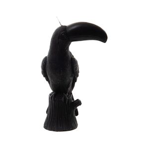 AMADEUS Bougie toucan noir - Autre Cire Amadeus 8x12 cm