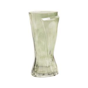 AMADEUS Vase sablier kaki 30 cm - Vert Autre Verre Amadeus 12.5x14.8 cm