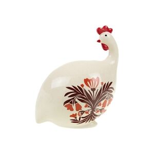 AMADEUS Pintade Sofia rouge - Autre Porcelaine Amadeus 23x15 cm