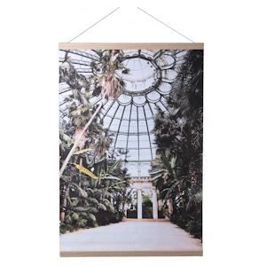 Le Kakemono Kiosque Vegetal 80 x 120 cm -  Decore Rectangle Bois Amadeus 80x2 cm