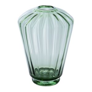 Vase Jaya 26 cm -  Vert Rond Verre Lou De Castellane 19x26 cm