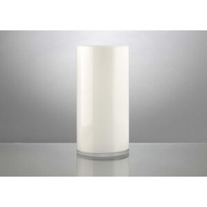 Vase cylindrique 32 cm blanc -   Verre Lou De Castellane 0.01x16 cm