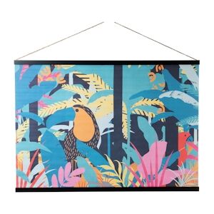 Kakemono Kiosque RIO 100 x 140 cm -  Decore Rectangle Bois Amadeus 140x2 cm