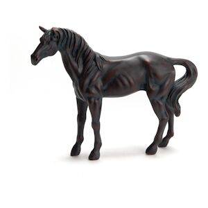 Cheval elegant petit modele -  Noir  Resine Amadeus 12.5x40.29 cm