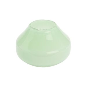 Vase toupie hauteur 16cm -  Vert Rond Verre Lou De Castellane 21x21 cm