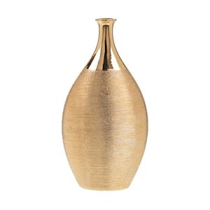 Vase Raya 45 cm or -  Rond Pierre Lou De Castellane 13x23 cm