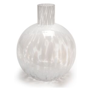 Vase Nomura boule blanc -  Rond Verre Lou De Castellane