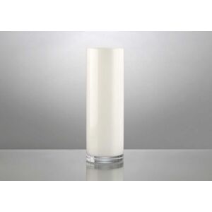 Vase cylindrique 30 cm blanc -   Verre Lou De Castellane 0.01x10 cm