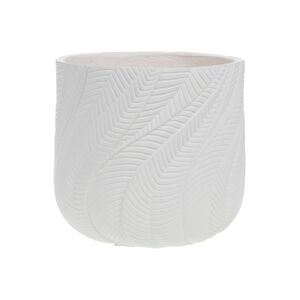 Cache-pot Regali 31 cm -  Blanc Rond Metal Lou De Castellane 37x31.5 cm