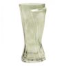 Vase sablier kaki 30 cm -  Vert Autre Verre Amadeus 12.5x14.8 cm