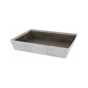 CREAPAK bouleau corbeille carton rectangle 33x20x7 cm - carton de 30