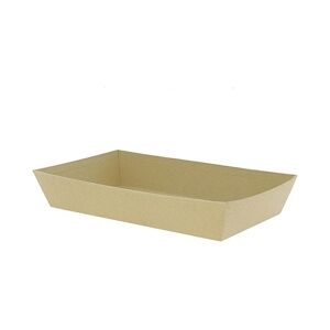 CREAPAK kraft corbeille carton rectangle 33x20x6 cm - carton de 30