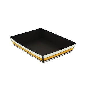 CREAPAK vogue corbeille carton rectangle 27x20x5 cm - carton de 48