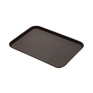 CAMBRO - 1826CT-138/6 - Plateau rectangulaire Camtread rebord élevé - Surface antidérapante - 45 x 65 cm - Brun taverne